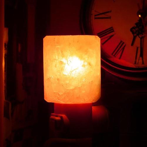 Natural Crystal Himalayan Salt Night Lamp by Veasoon