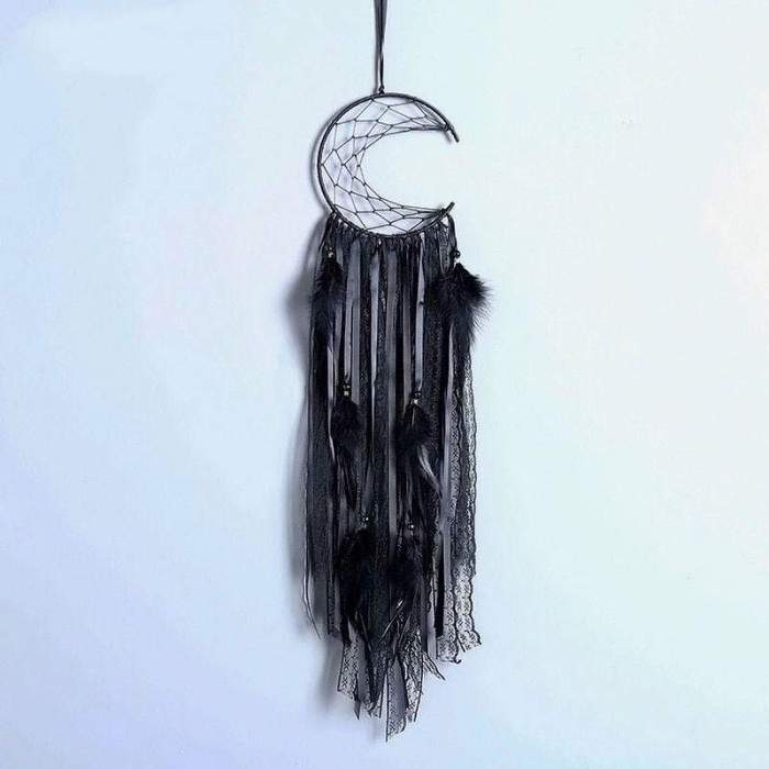 Crescent Moon Dreamcatcher by Veasoon
