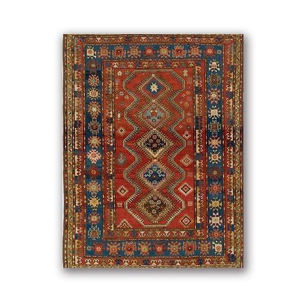 Oriental Pattern Wall Poster by Veasoon
