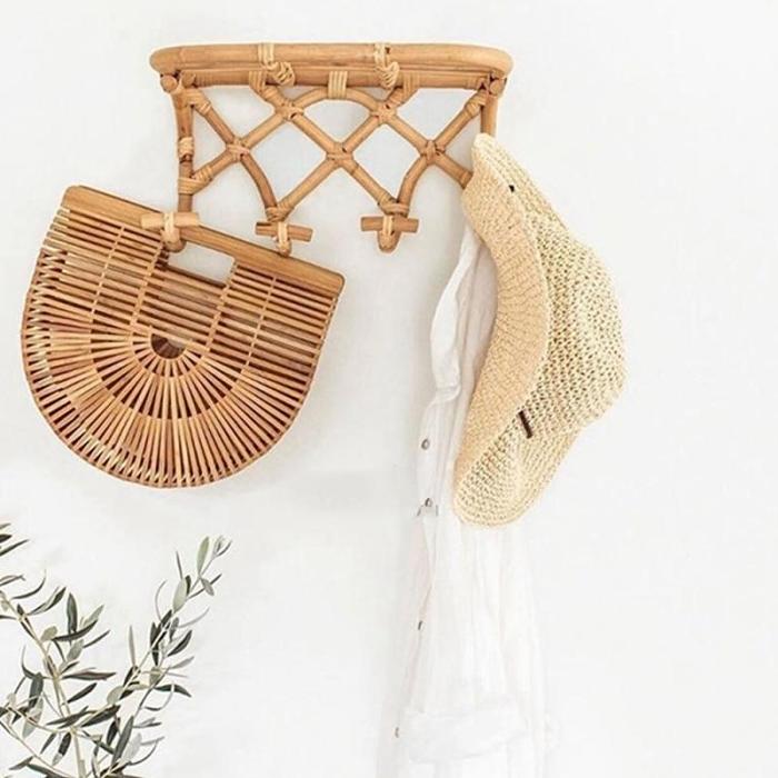 Rattan Hook Hanger by Veasoon