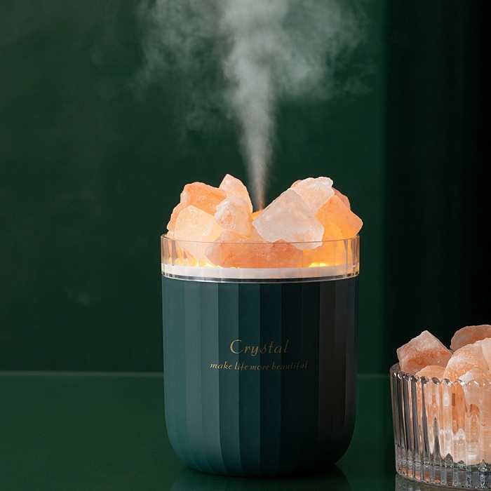 Himalayan Salt Stone Humidifier by Veasoon