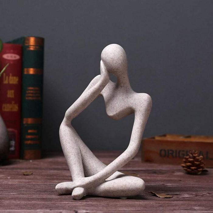 Abstract Character Sandstone Decor Figurines by Veasoon
