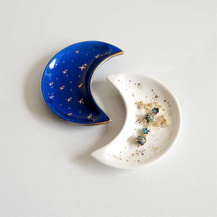 Crescent Moon Jewelry Tray by Veasoon