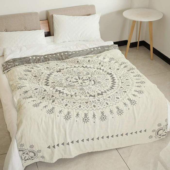 Mandala Blanket Throw by Veasoon