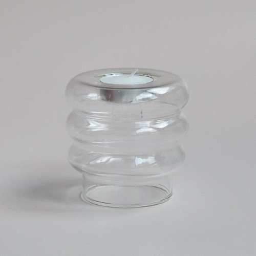 Aster Glass Candle Holder by Veasoon