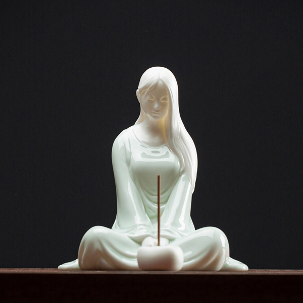 Zen Beauty Incense Holder Figurine by Veasoon