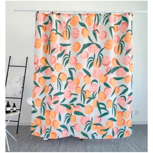 Peaches Shower Curtain by Veasoon