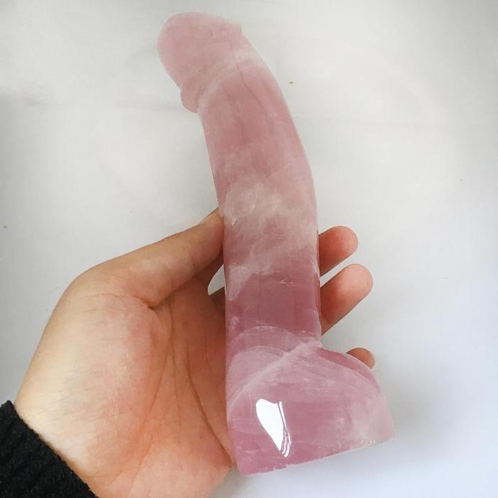 Rose Quartz Pleasure Wand by Veasoon