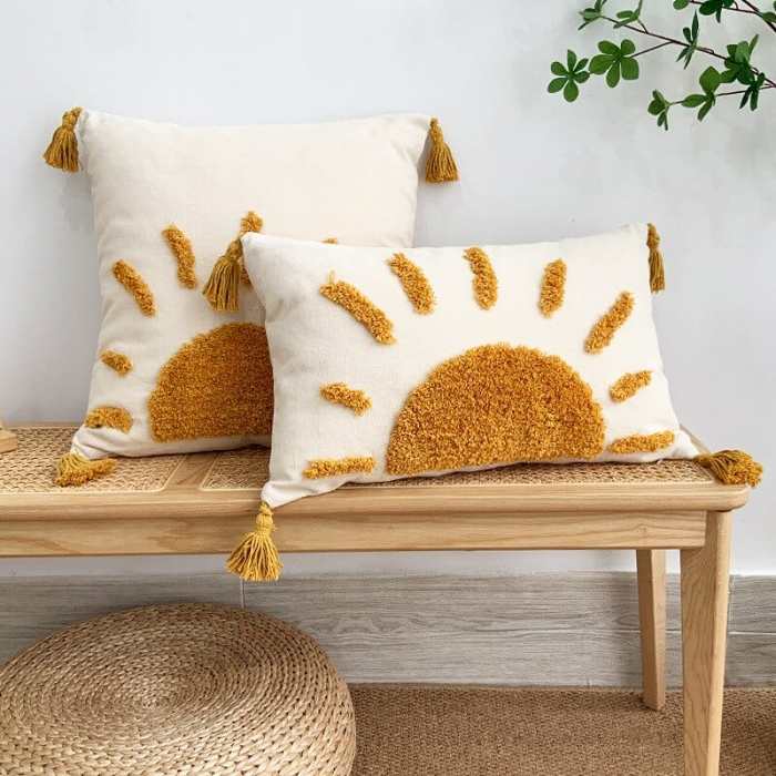 Sunshine Cushion Cover by Veasoon
