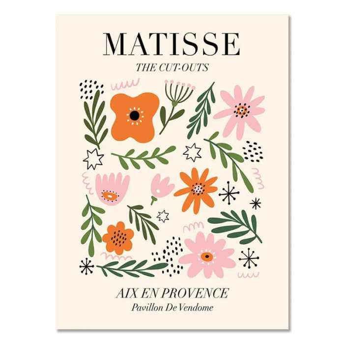 Henri Matisse Poster Set by Veasoon