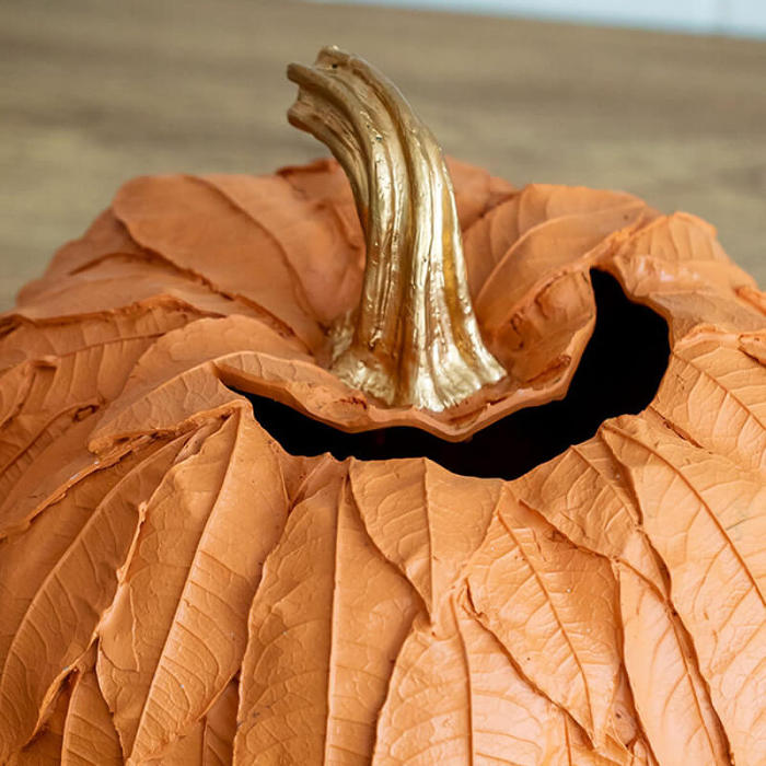 Halloween Pumpkin Leaf Decoration