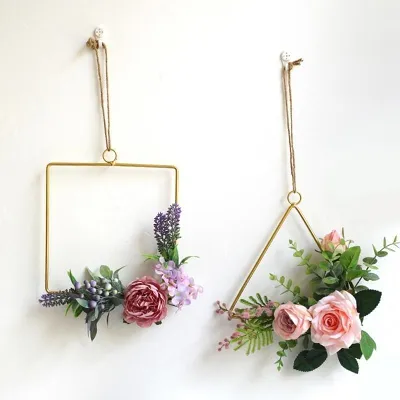 Gold Geometric Hanging Decorations by Veasoon