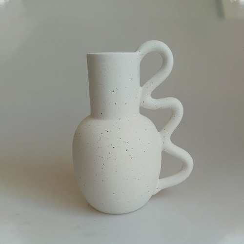 Wind Wave Ceramic Vase by Veasoon