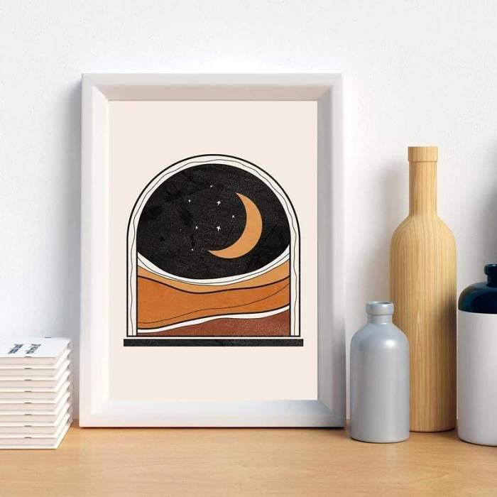 Minimal Geometric Wall Art by Veasoon