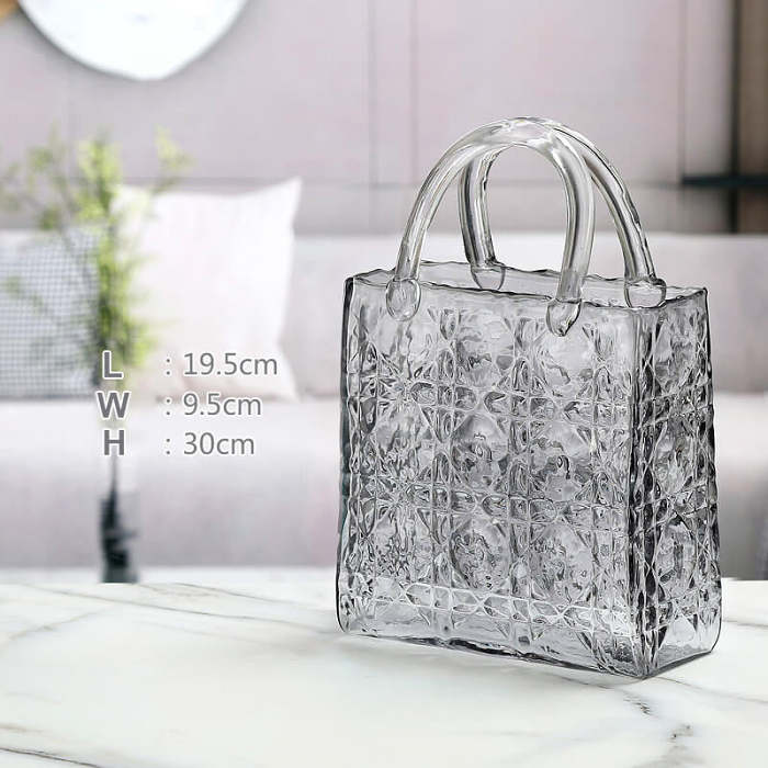 Handbag Glass Vase