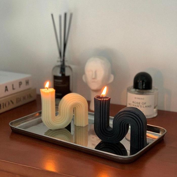 Handmade Wave Candle by Veasoon