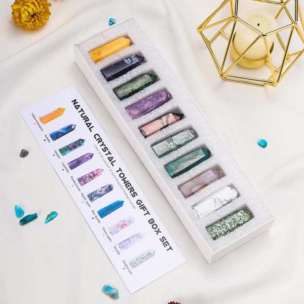 Meditation Crystals Towers Box Set by Veasoon