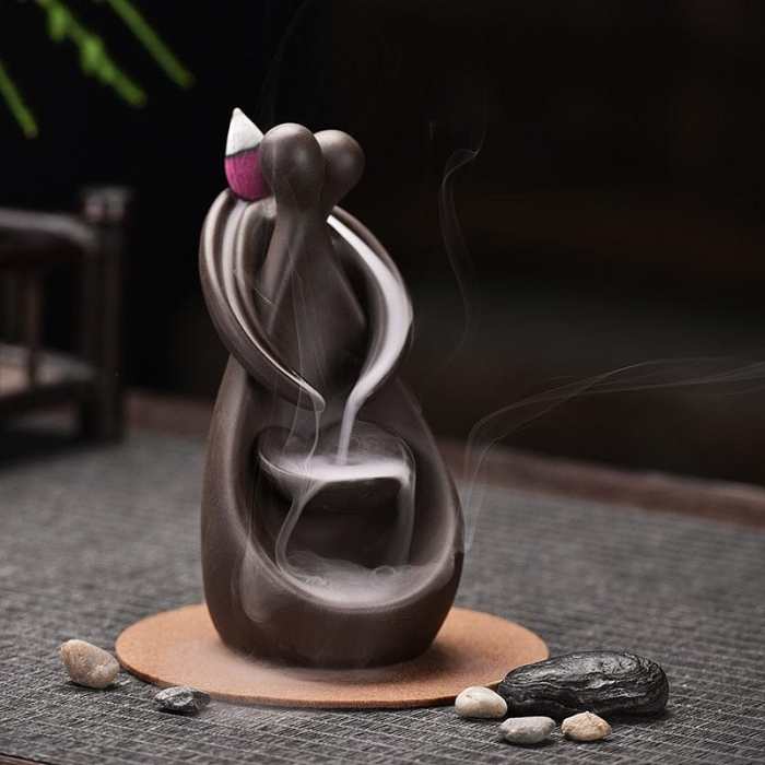 Inseparable Love Incense Burner by Veasoon