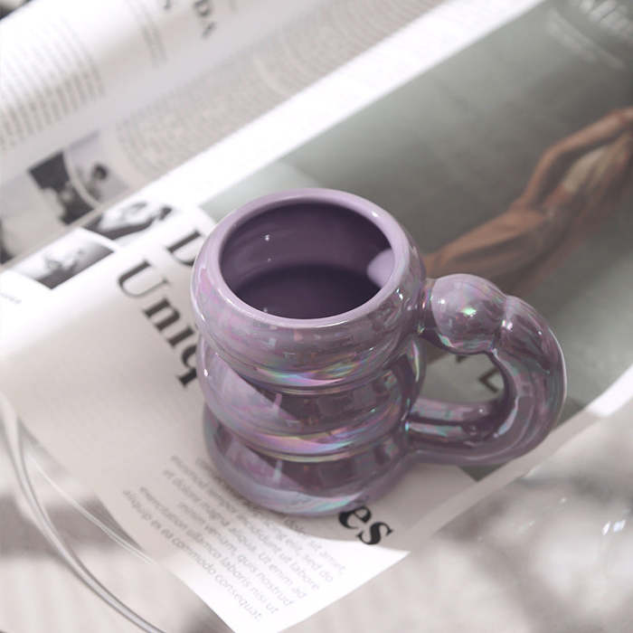 Pastel Bubble Ceramic Mug by Veasoon