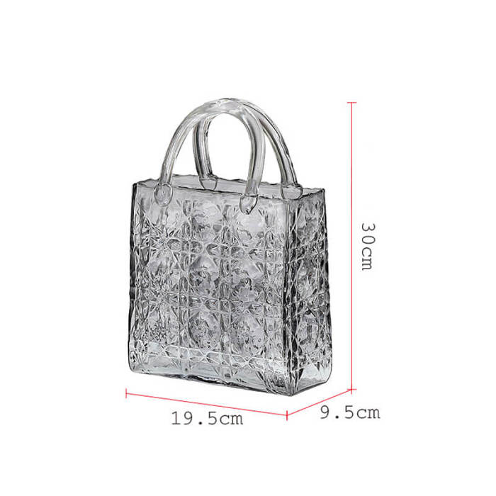 Handbag Glass Vase