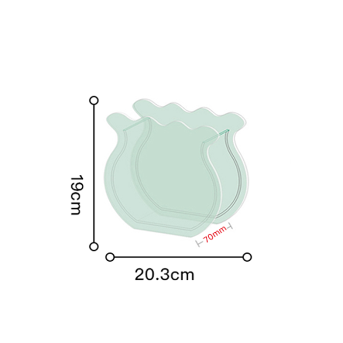 Acrylic Fishtail Shape Vase