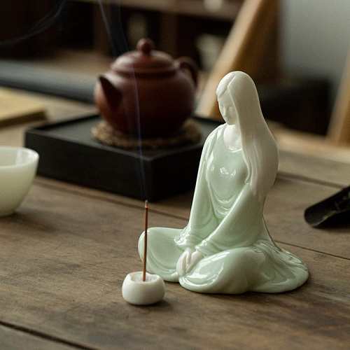Zen Beauty Incense Holder Figurine by Veasoon