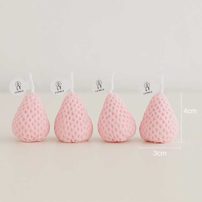 Strawberry Aromatic Candle by Veasoon