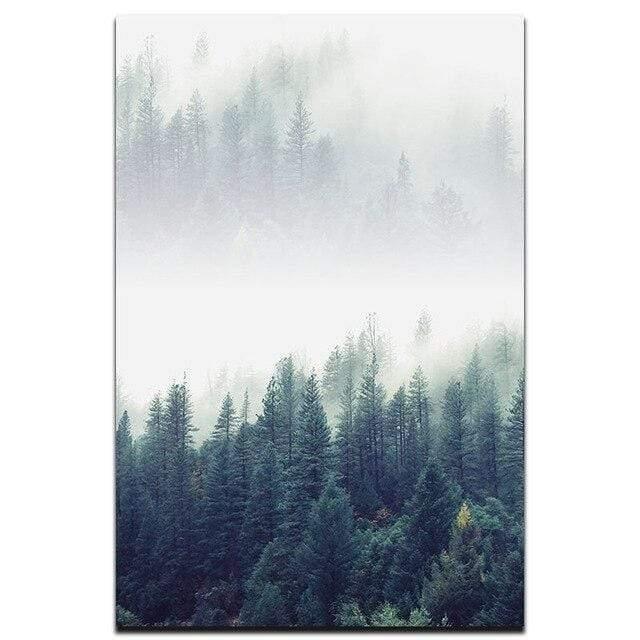 3 Piece Nordic Forest Landscape Wall Art by Veasoon