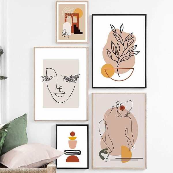 Abstract Art Canvas Poster by Veasoon