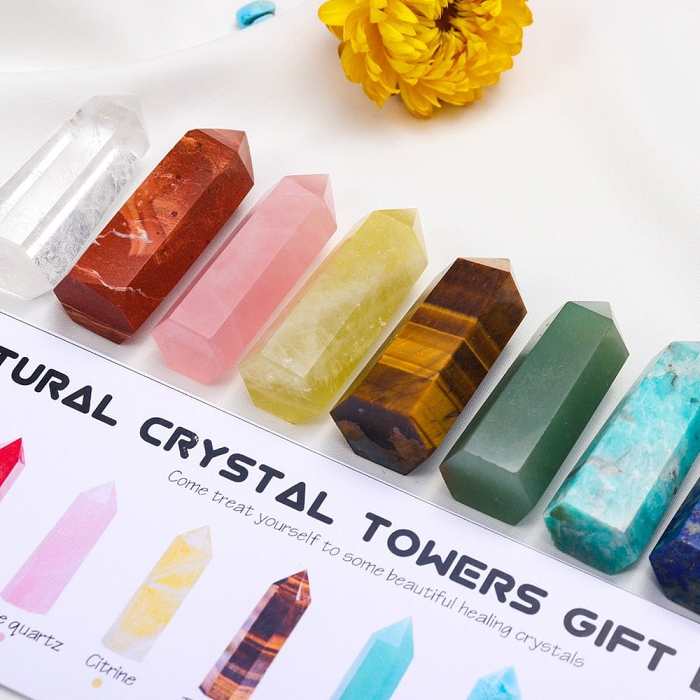 Meditation Crystals Towers Box Set by Veasoon