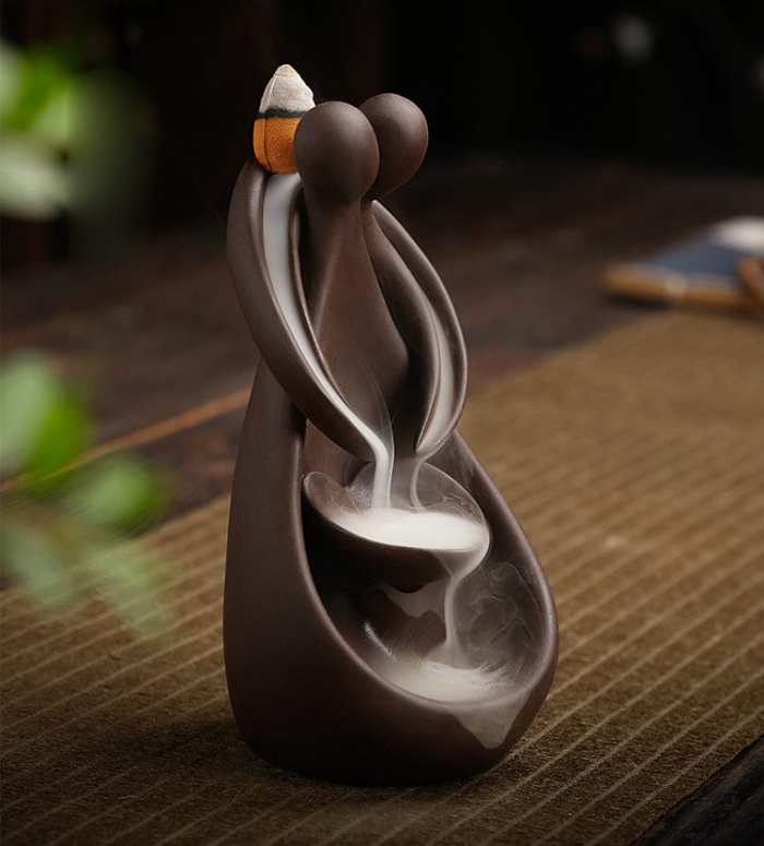 Inseparable Love Incense Burner by Veasoon