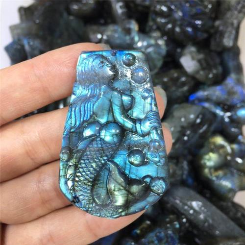 Labradorite Stone Mermaid by Veasoon