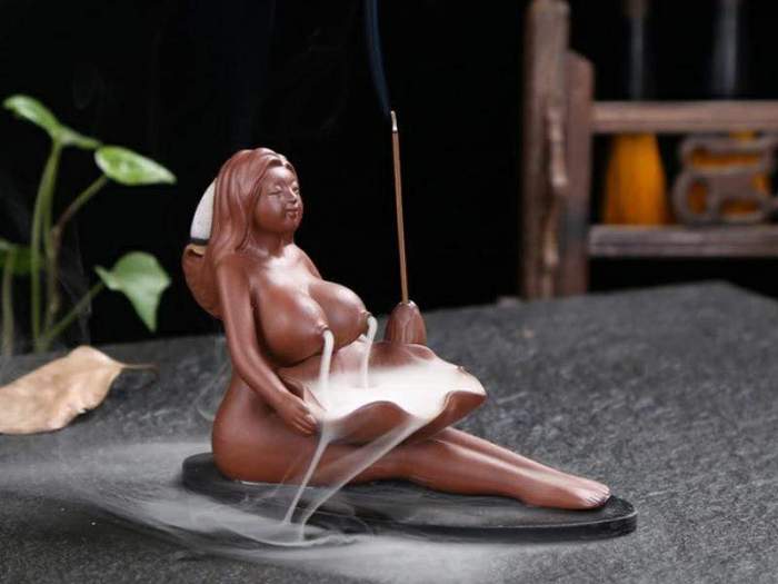Naked Lady Incense Burner by Veasoon