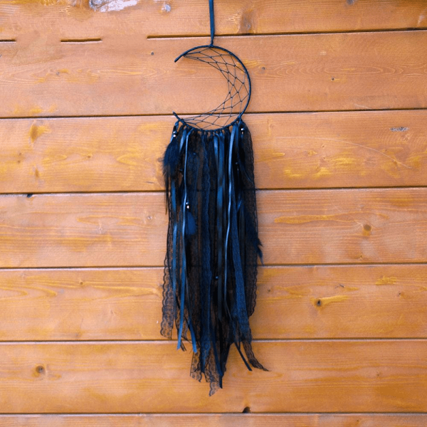 Crescent Moon Dreamcatcher by Veasoon