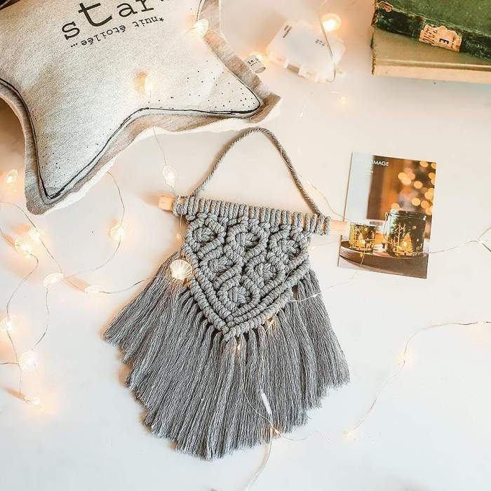 Mini Macrame Wall Hanging by Veasoon