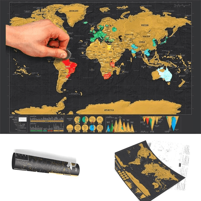Scratch Map Deluxe by Veasoon
