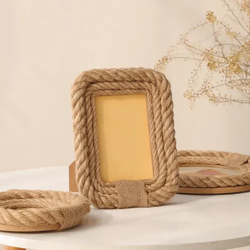 Creative Hemp Rope Photo Frame