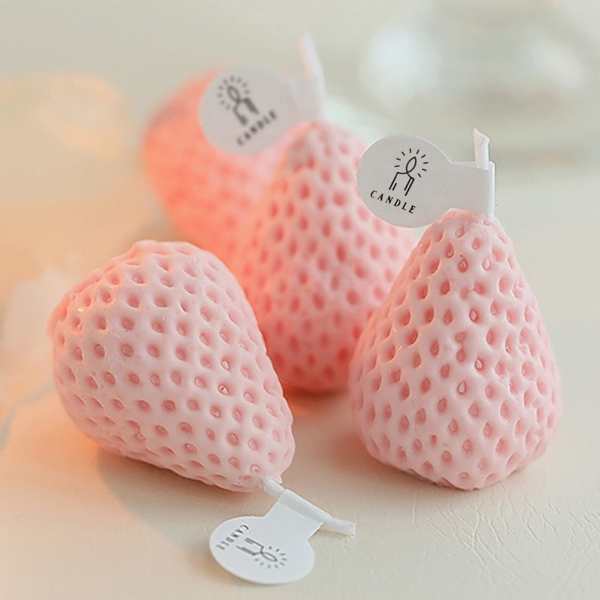 Strawberry Aromatic Candle by Veasoon