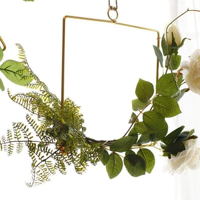 Gold Geometric Hanging Decorations by Veasoon