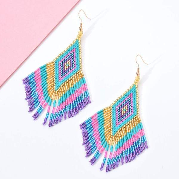 Ethnic Boho Drop Earrings