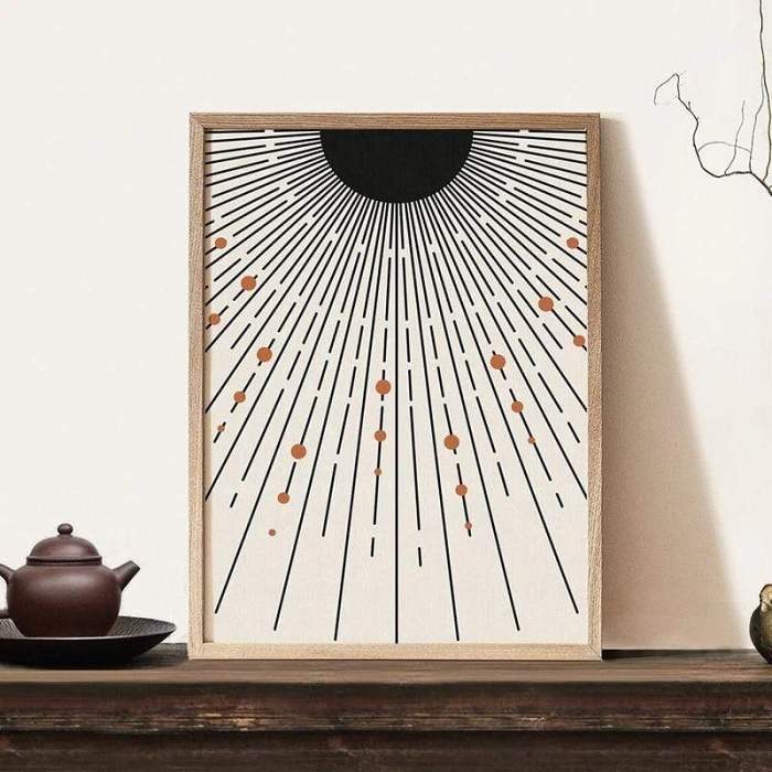 Minimal Geometric Wall Art by Veasoon