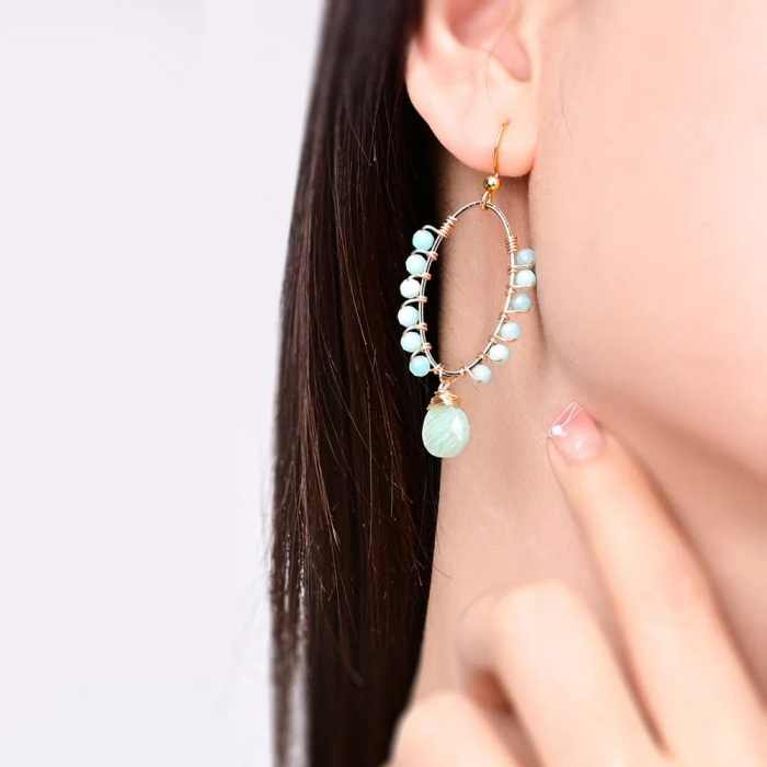 Natural Stone Bohemian Earrings