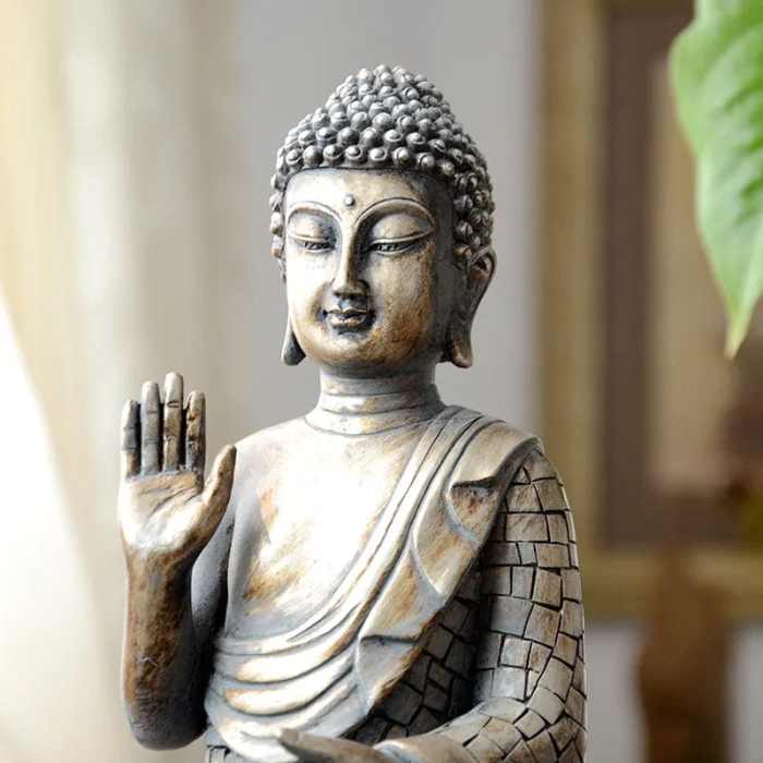 Buddha Statue Figurine by Veasoon