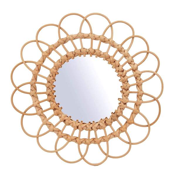 Rattan Wall Mirror by Veasoon