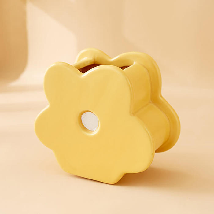 Spring Flower Shape Ceramic Vase