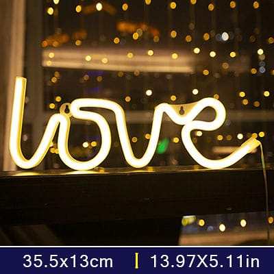 Love Neon Sign by Veasoon