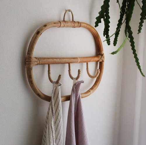 Rattan Wall Hooks by Veasoon