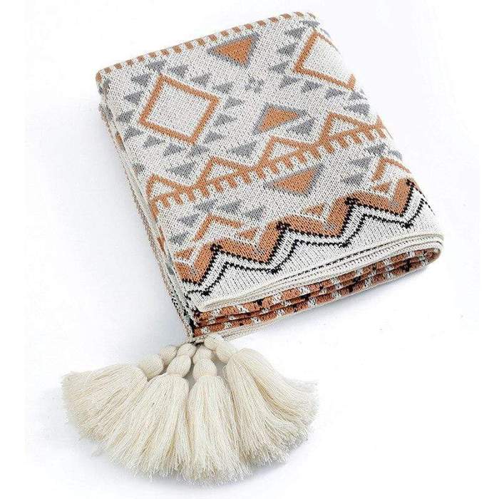 Vintage Design Throw Blanket by Veasoon