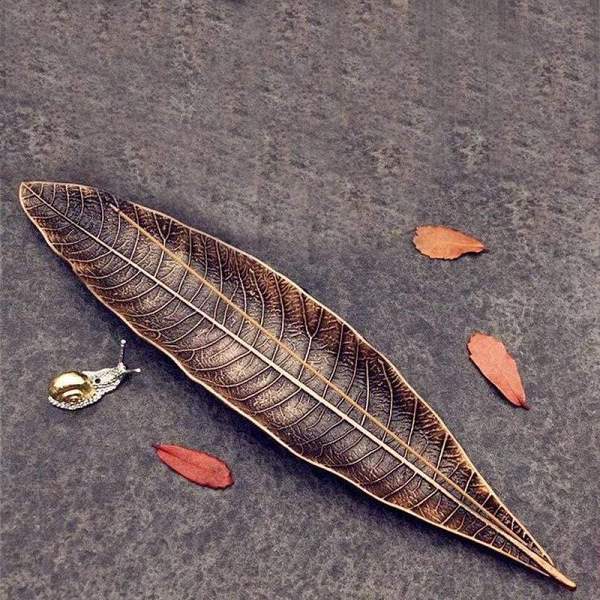 Bodhi Leaf Incense Stick Burner by Veasoon