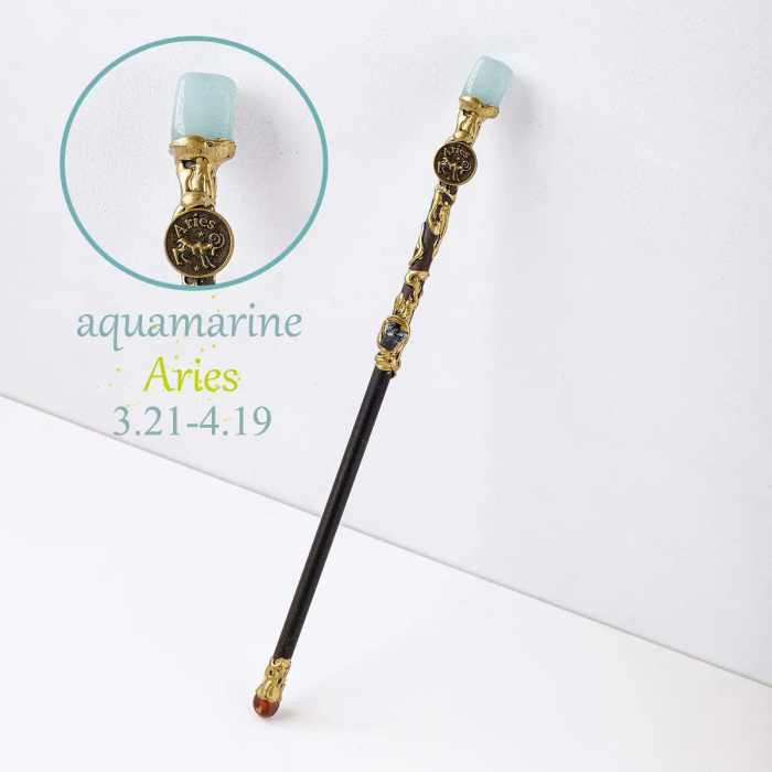 Natural Stone Zodiac Sign Wand by Veasoon